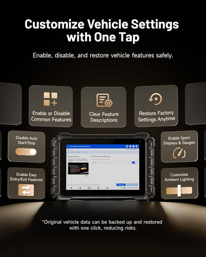 TOPDON ONE 10.1" Bidirectional OBD2 Scanner with J2534 Pass-Thru 900L-DGR