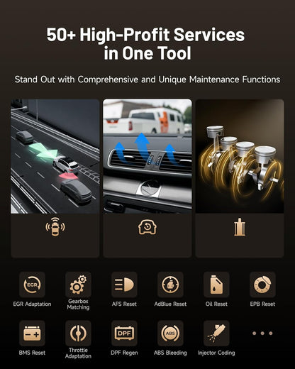 TOPDON ONE 10.1" Bidirectional OBD2 Scanner with J2534 Pass-Thru 900L-DGR